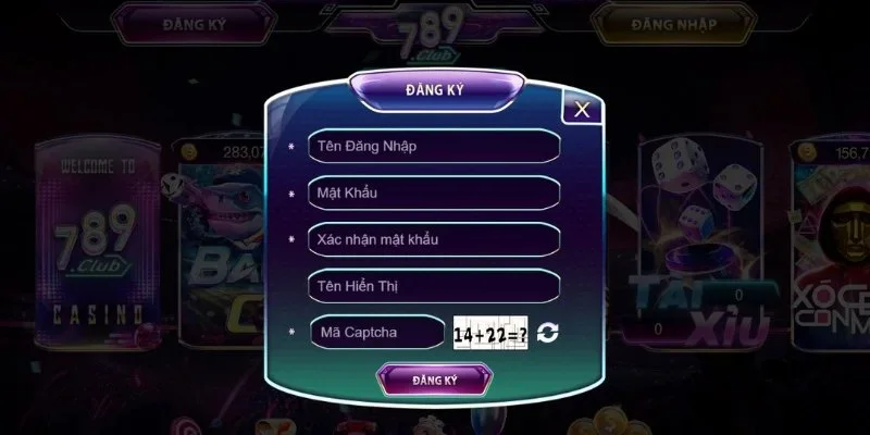 Hướng dẫn đăng ký tài khoản 789Club