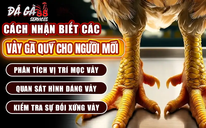 Cách nhận biết vảy gà quý